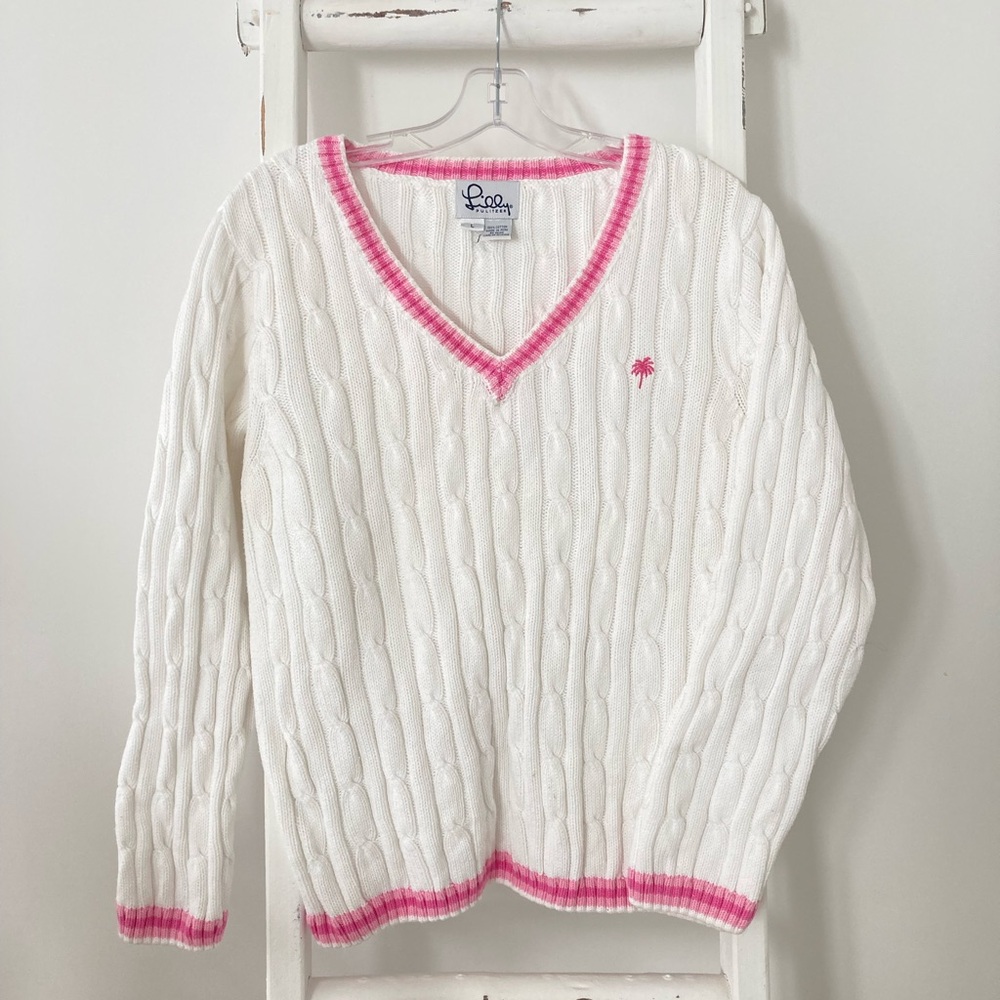 Lilly Pulitzer vintage tennis sweater